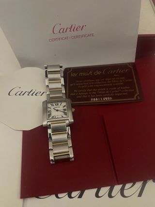 Reloj cartier vestiaire