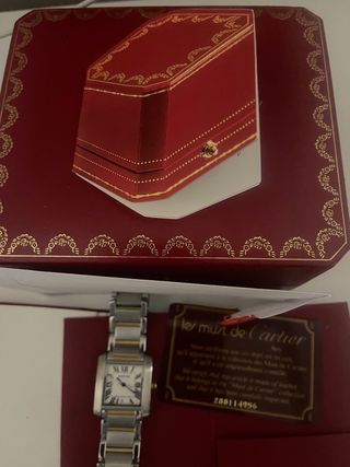 Reloj cartier vestiaire