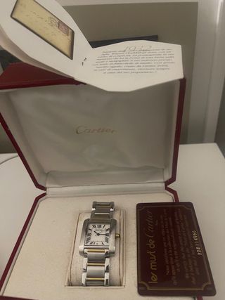 Reloj cartier vestiaire