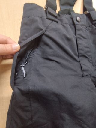 pantalón nieve negro niña niño 110-116 cm 