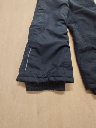 pantalón nieve negro niña niño 110-116 cm 