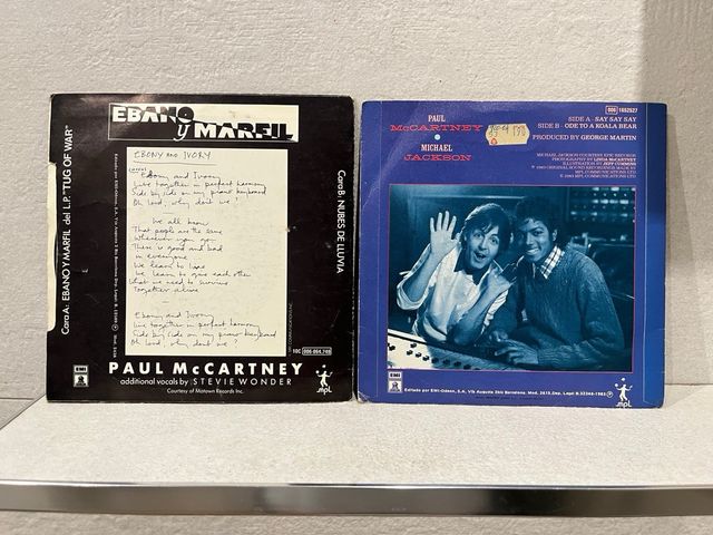 2 Singles Paul MacCartney/Michael Jakson/ Stevie W