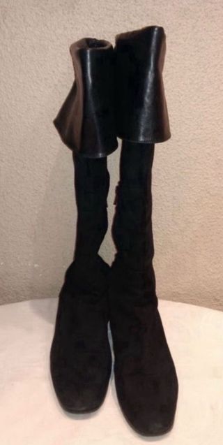 Botas Altas Cuello Piel Zara
