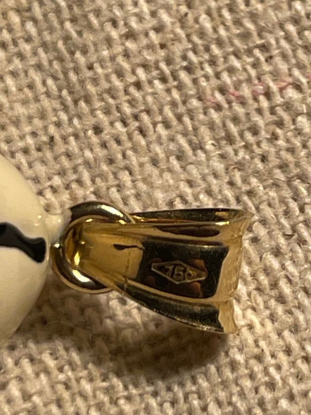 Calimero ciondolo/ pendente  in oro