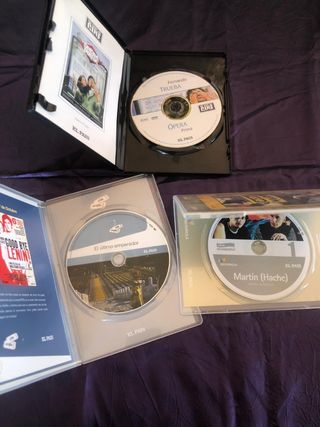 Tres películas DVD