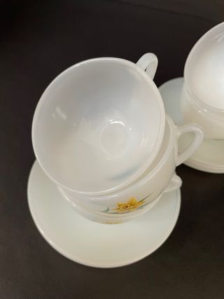 Tazze da caffe di vetro opale Arcopal