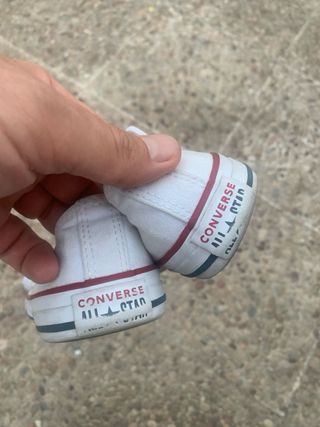 Zapatillas converse all star blancas talla 33