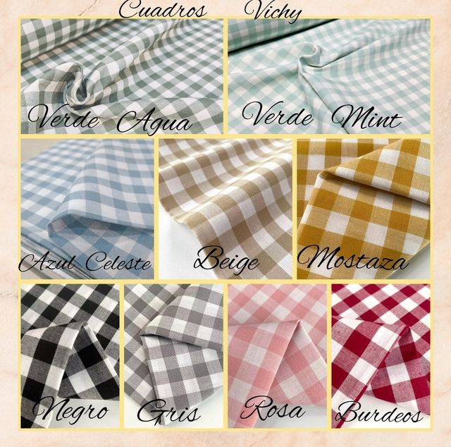 Saco Silla de entretiempo cuadros vichy Azul