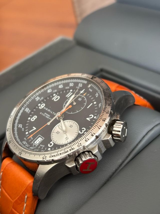 Reloj Hamilton Khaki aviation  e.t.o.crono.cuarzo