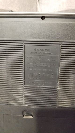Radio cassette Sanyo M 9990LU