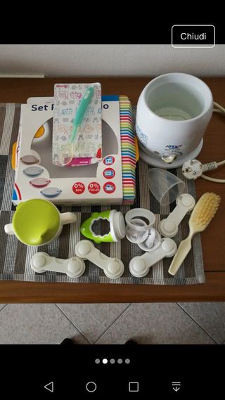 Set pappa bimbi ottime condizioni sono 7 pezzi