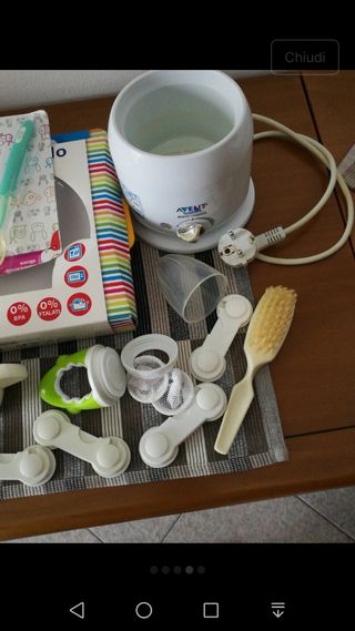 Set pappa bimbi ottime condizioni sono 7 pezzi