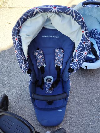 Carrito de bebe Maxicosi, silla de paseo y capazo