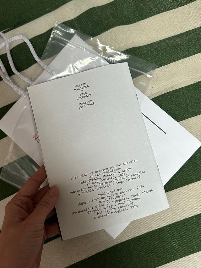 martin margiela fanzine momu