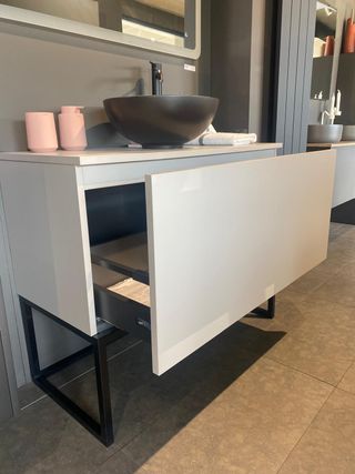 MUEBLE LAVABO CON ESTRUCTURA A SUELO