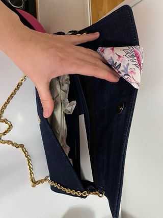 Bolso denim Zara