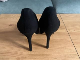 Zapatos salón plataforma negros