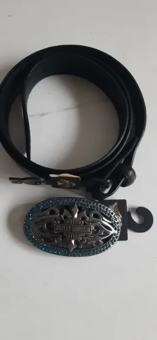 Cintura e fibbia Harley Davidson