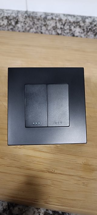 Interruptor simple negro