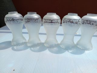 Tulipas cristal  para lamparas antiguas