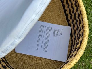 Cesto moises bebe mimbre