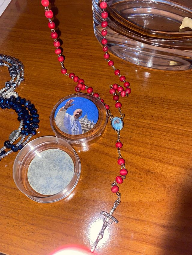 Bracciali Padre Pio e rosario Papa Francesco