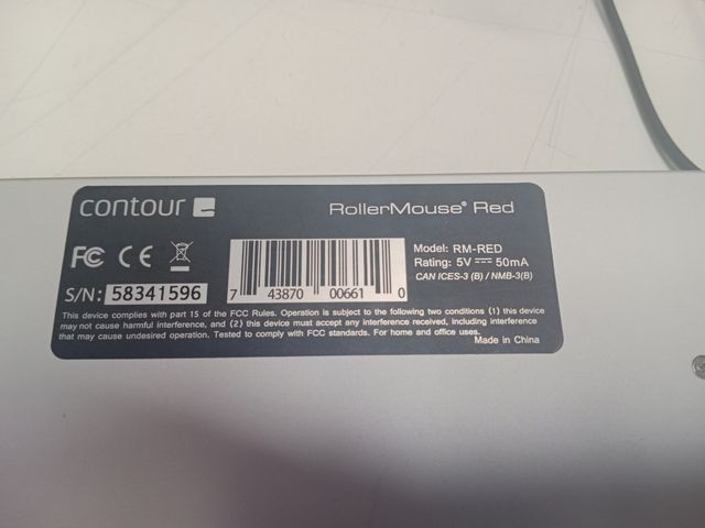 RATON ROLLER MAUSE RED