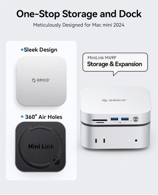 9 EN 1.HUB MAC MINI M4 CARCASA SSD M.2.ORICO M49P