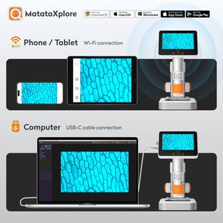 NUEVO Microscopio Digital Portátil WiFi 1600x 