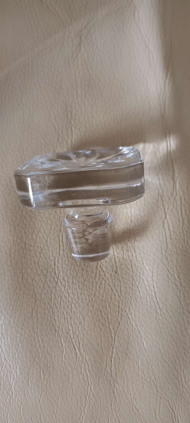 Bottiglia cristallo + 4 bicchieri cristallo