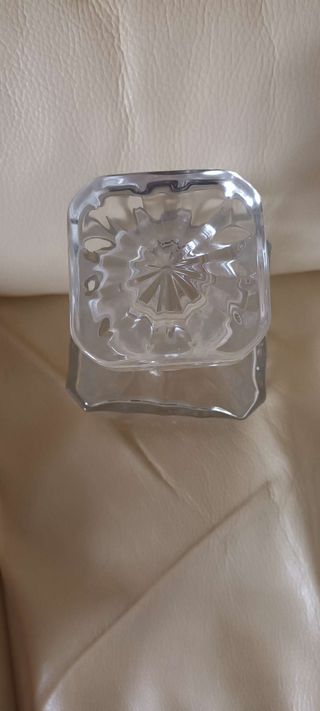 Bottiglia cristallo + 4 bicchieri cristallo