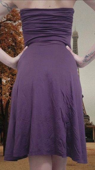 Abito PrimaveraEstate Viola S Moyto