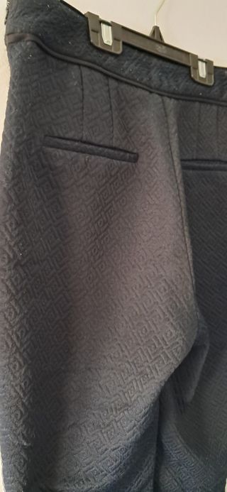 Pantalón Zara casual azul marino mujer