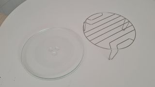 Plato y rejilla microondas