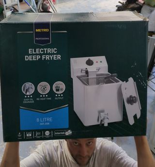 FREIDORA PROFESSIONAL GDF3008, ACERO INOXIDABLE