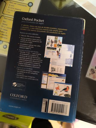Diccionario Oxford Pocket para estudiantes de inglés. español-Inglés/inglés-español