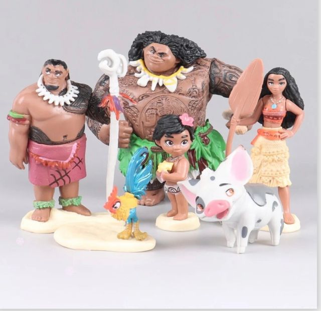 Set muñecos figuras Vaiana Moana  