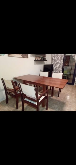 Mesa desplegable madera