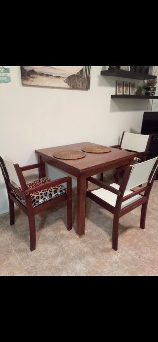 Mesa desplegable madera