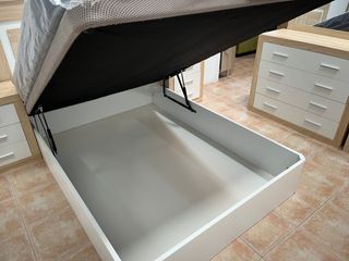 CAMA CANAPE ABATIBLE + COLCHON VISCO