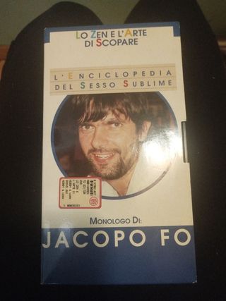 Videocassetta monologo di Jacopo Fo