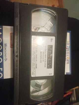 Videocassetta monologo di Jacopo Fo