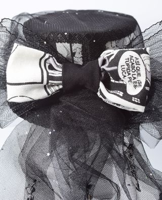 Tocado Mini Sombrero de Copa Gótico / Steampunk