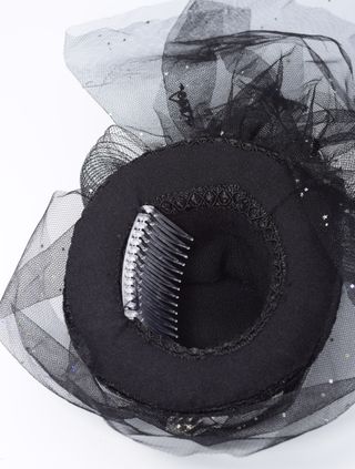 Tocado Mini Sombrero de Copa Gótico / Steampunk