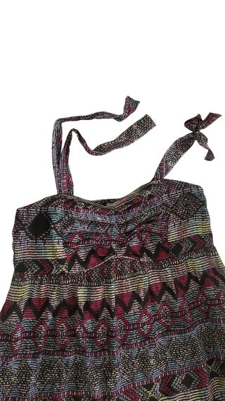 Abito Fresco Fantasia Multicolor L XL