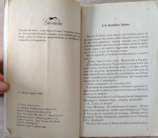 Novela colección Gaviota vintage 1984