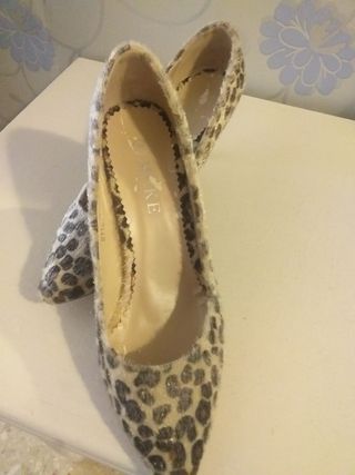 Zapatos tacon leopardo
