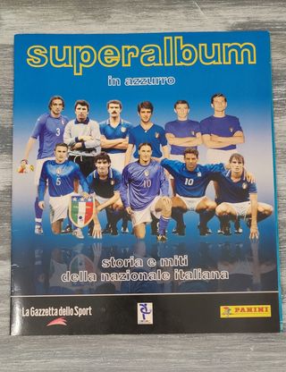 SUPERALBUM in azzurro Panini