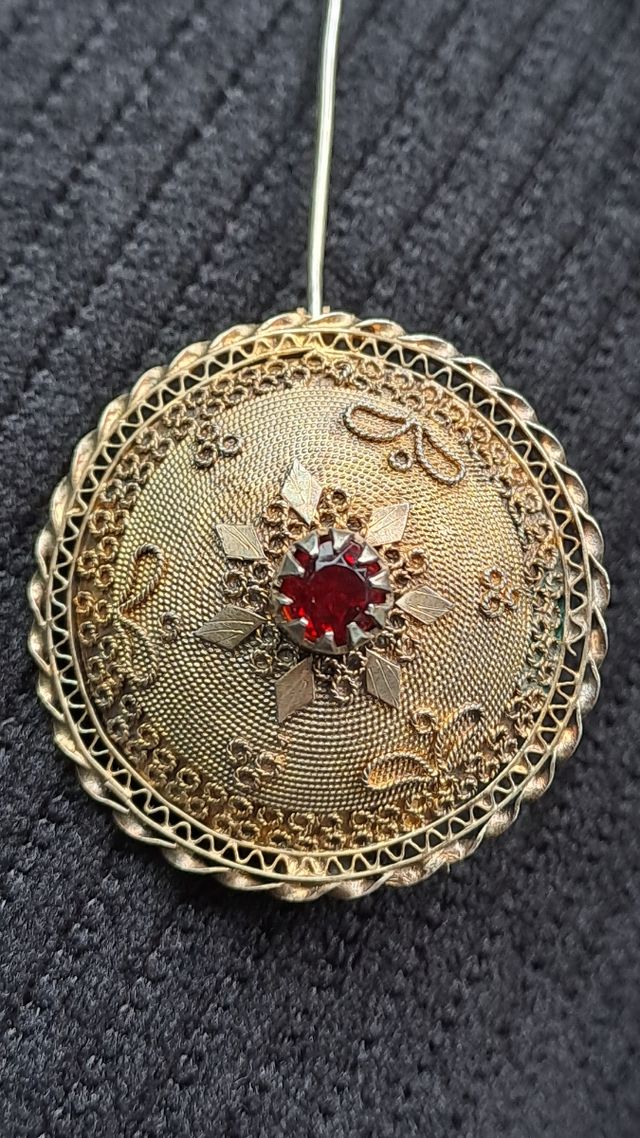 Spilla Sarda argento anni 50