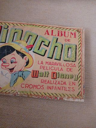 ALBUN DE PINOCHO ANTIGUO